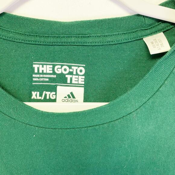 Adidas T-Shirt Men's Eagles Unite Green White Graphic The Go To Tee Size XL - Picture 6 of 8
